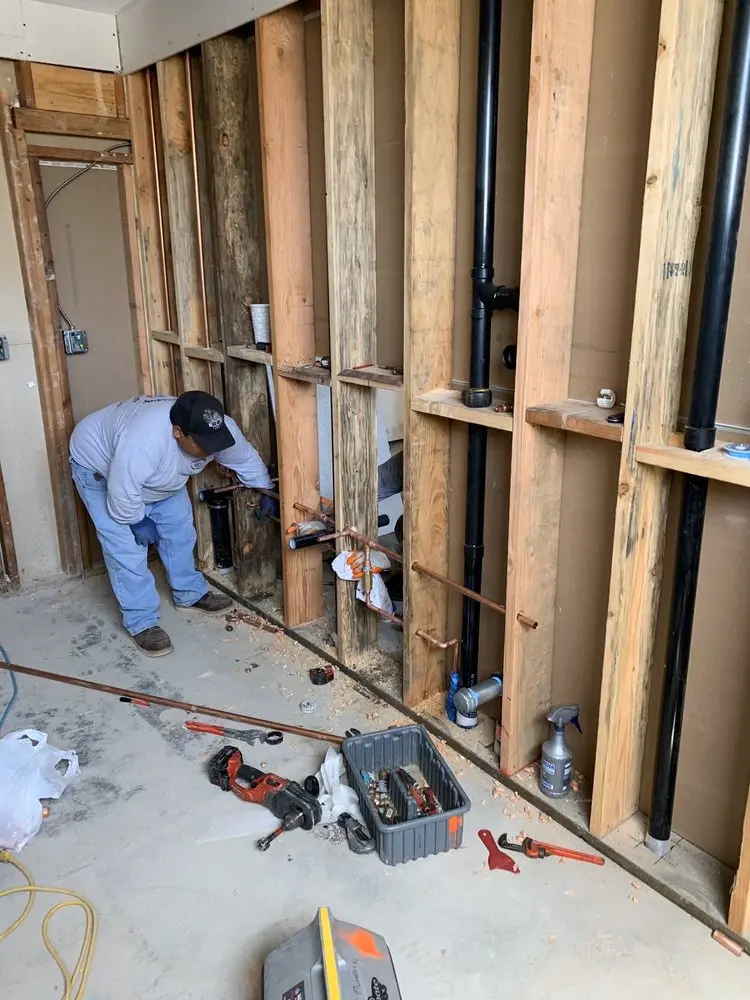 Commercial rough-in plumbing for Commercial Plumbing in Chestnut Oak Hills